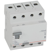 Выключатель дифференциальный (УЗО) RX3 4п 25А 100мА тип AC | 402066 | Legrand - артикул 402066