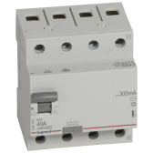 Выключатель дифференциальный (УЗО) RX3 4п 40А 300мА тип AC | 402071 | Legrand - артикул 402071