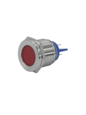 GQ22T-D/L/R/24V/S, красная, металл. корпус, светодиодная матрица d=22мм, 24В AC/DC, IP67, индикаторная лампа  (ЭТ) |  ET020086  | Электротехник - артикул ET020086