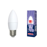 LED-C37-11W/DW/E27/FR/NR Лампа LED. "свеча", матовая. Серия Norma. 6500K | UL-00003813 | Volpe - артикул UL-00003813