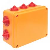 Коробка огнестойкая 190х140х70мм IP55, 10 дв клемм 0,5-4 мм2 | plc-kmrf-190-20-04 | EKF - артикул plc-kmrf-190-20-04