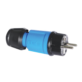 Вилка Schuko 16A 3p(2P+E) 250V IP44 синий MULTI-GRIP I 7370-Bals I Bals - артикул 7370-Bals