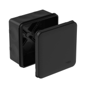 MultiBox Коробка распределительная с мембранными вводами IP66 85х85х42 Черная (со стикером)| IMT352971 | SE - артикул IMT352971