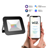 Прожектор светодиодный Smart Home 20W 1400lm 3000-6500K 200-240V IP65 черный RGBW+изм.цв.темп.+диммирование LED 1/20 | 3560132 | Gauss - артикул 3560132