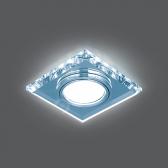 Светильник точечный Backlight BL062 Квадрат. Кристалл/Хром, Gu5.3, LED 4100K | BL062 | Gauss - Gauss, артикул BL062