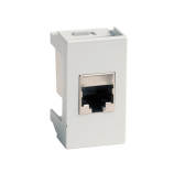 VIVA Розетка компьютерная RJ45 категория 5е экранированная 1 модуль белая - DKC (ДКС), артикул 45048