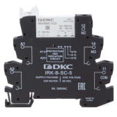 Реле интерфейсное, 1CO, ком. ток 6А, AgSnO₂, напряжение 230V AC/DC, RC- цепь, винтовые клеммы. | IRK-230UC-1CO-R | DKC - артикул IRK-230UC-1CO-R