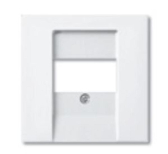ABB Basic 55 Альп. белый Накладка аудиорозетки и ТЛФ/комп ТАЕ розеток | 1724-0-4275  | 2CKA001724A4275 | ABB - артикул 2CKA001724A4275