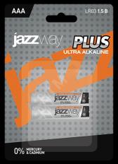 Элемент питания LR03 (AAA) алкалиновая JAZZway    Ultra PLUS BL-2 - Jazzway, артикул 5008168