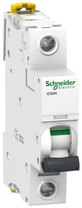 Выключатель автоматический  однополюсный iC60N 10А C 6кА | A9F79110 | Schneider Electric - артикул A9F79110