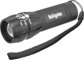 Фонарь LED NPT-CM03-3AAA алюм. 1LEDх3Вт, фокус, блист. | 94967 | Navigator - артикул 94967