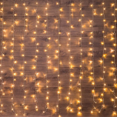 Дождь 3х2 м, прозрачный ПВХ, 240 LED, теплый белый, IP20, с контроллером, не соединяется | 235-096 | NEON-NIGHT - артикул 235-096