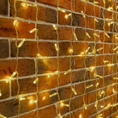 Гирлянда Занавес 2х9м 1200 LED ТЕПЛЫЙ БЕЛЫЙ прозрачный ПВХ IP65 эффект мерцания 230В | 235-696 | NEON-NIGHT - артикул 235-696