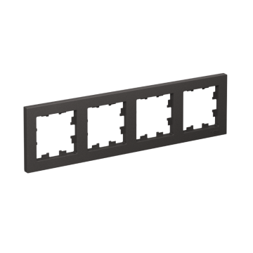 AtlasDesign Базальт 4-постовая Рамка, универсальная | ATN001404 | Systeme Electric - Systeme Electric
