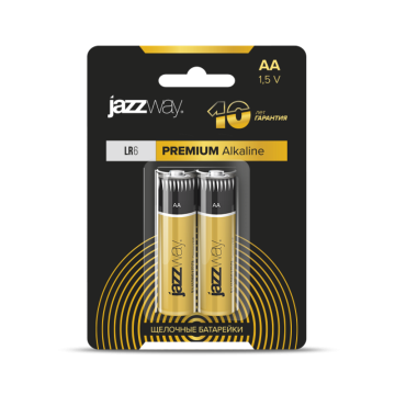 Батарейка LR 6 JAZZway PREMIUM Alkaline BL-2 арт.5026896 - Jazzway