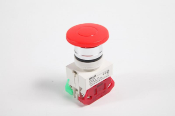Кнопка красная с фиксацией AE-22 Гриб 220В ВK-22 1 1но+1нз (25038DEK) - DEKraft