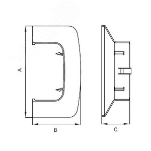 Ввод в стену 110х50 IN-Liner Front - фото 2
