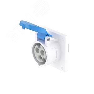 Розетка скрытой установки IP44 16A 2P+E 230V - DKC (ДКС), артикул DIS4221663