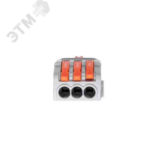 Клеммы СМК  монтажные многоразовые проходные PTC-1P 4213 BL/3 450V 32A 0.08-2.5(4.0)mm2 / 3 шт./ Jazzway - фото 3