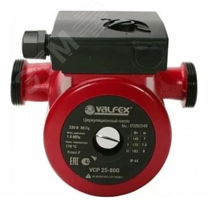 Насос циркуляционный VCP 25-80G 180мм (с гайками) - VALFEX