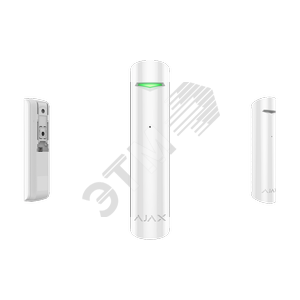 Датчик беспроводной разбития стекла (GlassProtect white) - Ajax