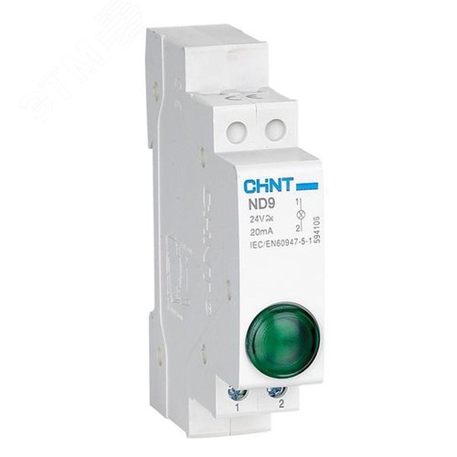 Индикатор ND9-1/w белый AC/DC230В LED R - CHINT