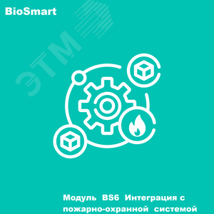 Модуль BS6 Интеграция с пожарно-охранной системой Bolid - артикул 1.150.667