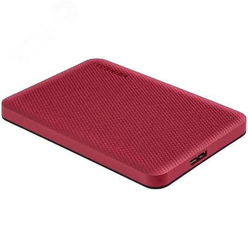 Жесткий диск внешний 1 ТБ Canvio Advance 2.5'', USB 3.0, красный - фото 2