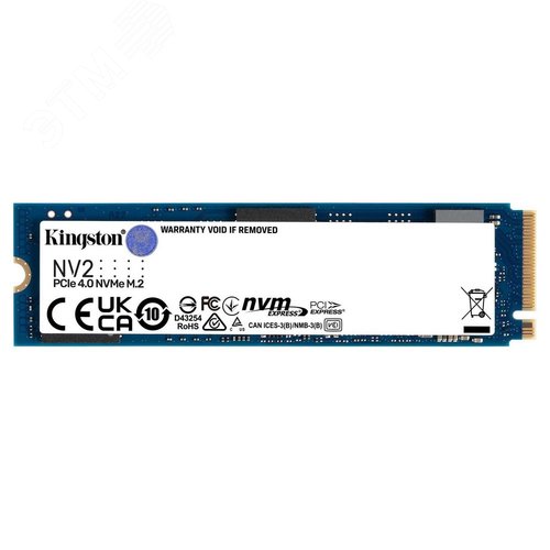 Накопитель SSD M.2 2280 500GB NV2, NVMe, 3D NAND TLC, 3500/2100 Мб/с - фото 2