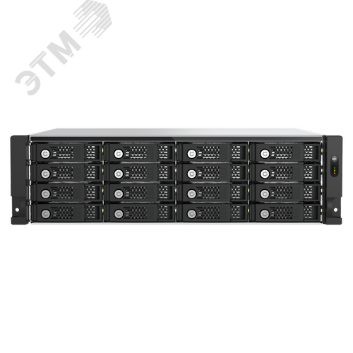 Расширение хранилища 16 отсеков 3,5''/2,5'', PCIe, SATA 6 Гбит/с, 3U rackmount, 2xPSU, без дисков - артикул 1000731895