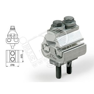 KG26.4 шинный зажим - Ensto