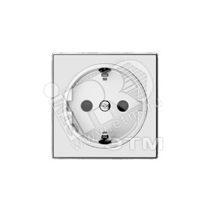 Накладка для розетки SCHUKO, серия SKY, цвет альпийский белый|2CLA858800A1101| ABB - ABB