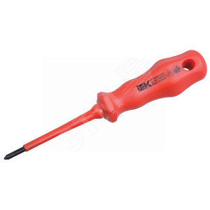 Отвертка крестовая Profi Ph2х100мм 1000В IEK (TSC-3PH-2100) - IEK (ИЭК)