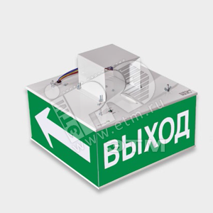 Указатель аварийный светодиодный CUBE BS-5363-8x1 INEXI LED 1Вт 1/3ч универсальный накладной IP20 | a8280 | Белый свет - Белый свет