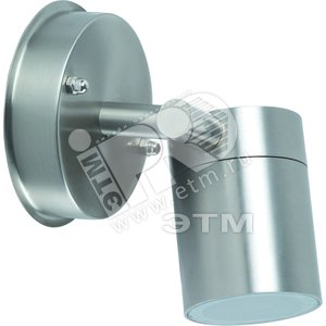 Светильник 1xGU10х35W уличный W12.5хH11.5 230V incl. IP44 cталь/стекло - Globo Lighting, артикул 3207
