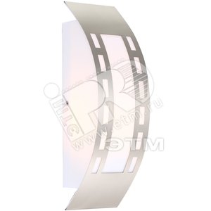 Светильник 1xE27x11W уличный L31.8хW10хH9 IP44 нержавеющая сталь/пластик (320941) - Globo Lighting, артикул 320941