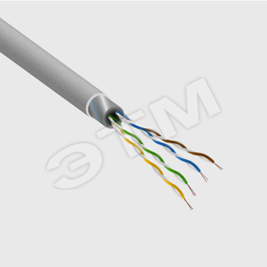 Витая пара FTP4 кат.5e 24 AWG внешняя с троссом - TRTS