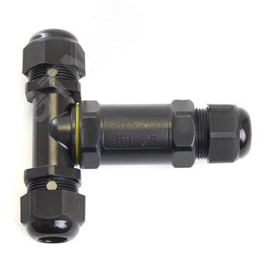 LD523/LD530 Соединитель-коннектор для проводов T 3-контактный, водонепрониц. (клемма 3pin), черный | 41462 | Feron - фото 4