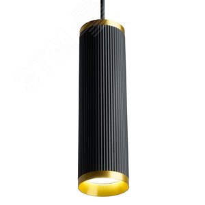 Светильник потолочный на подвесе MR16 35W, 230V, GU10,  чёрный, античное золото D55*H200 ML1908 | 48853 | FERON - фото 2